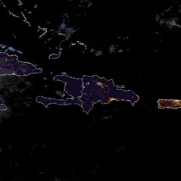 météo tropicale : Image satellite .