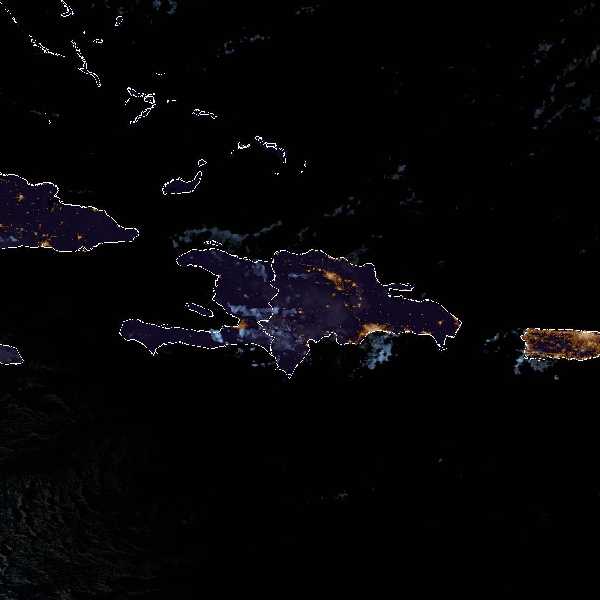 météo tropicale : Image satellite .
