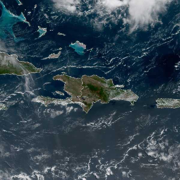 météo tropicale : Image satellite .