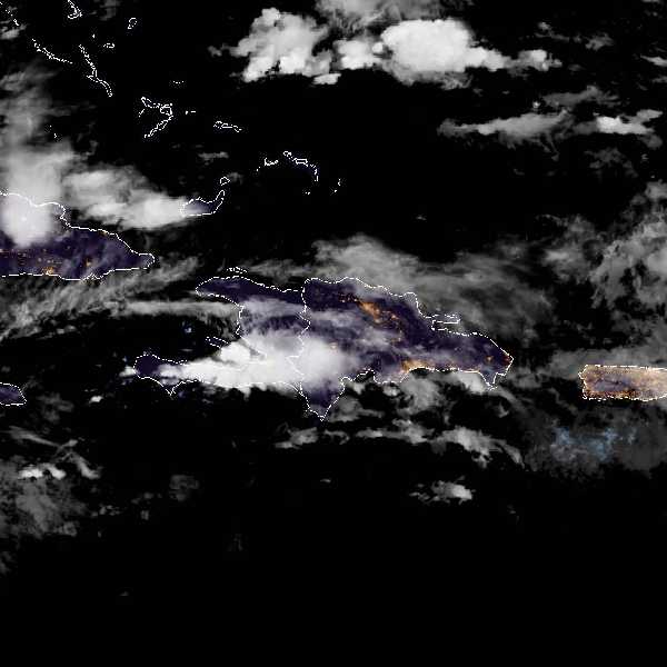 météo tropicale : Image satellite .