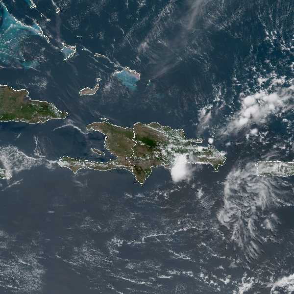 météo tropicale : Image satellite .