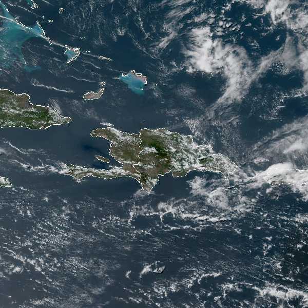 météo tropicale : Image satellite .