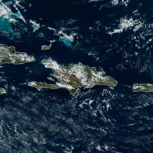 météo tropicale : Image satellite .