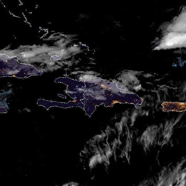 météo tropicale : Image satellite .