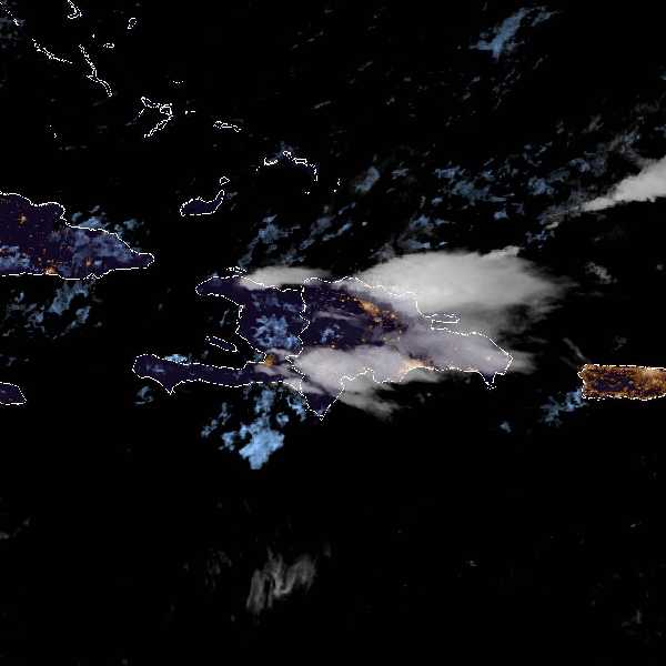 météo tropicale : Image satellite .