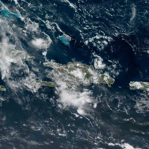 météo tropicale : Image satellite .