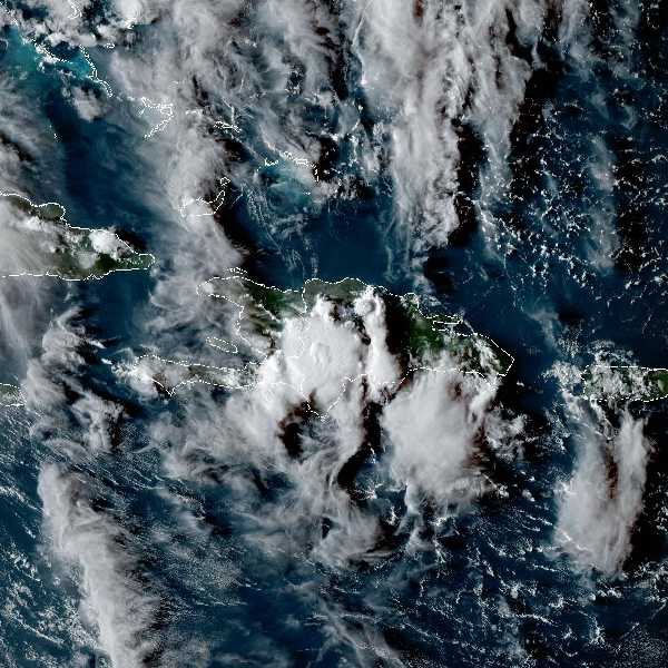 météo tropicale : Image satellite .