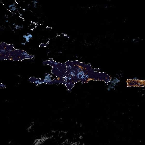 météo tropicale : Image satellite .
