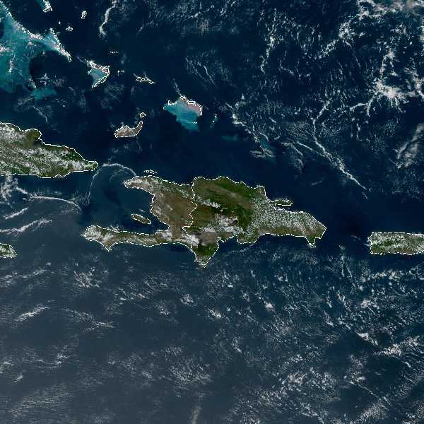 météo tropicale : Image satellite .