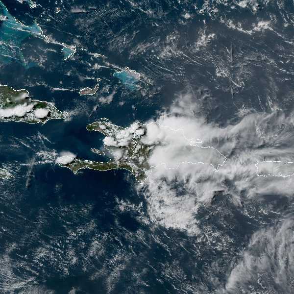 météo tropicale : Image satellite .