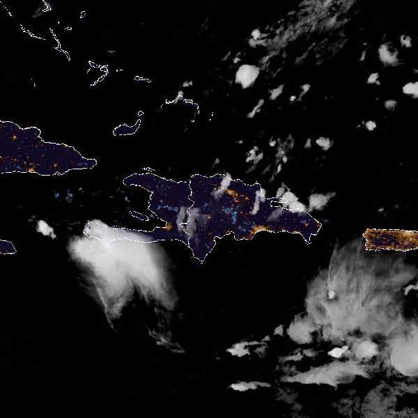 météo tropicale : Image satellite .