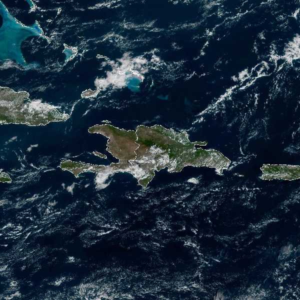 météo tropicale : Image satellite .