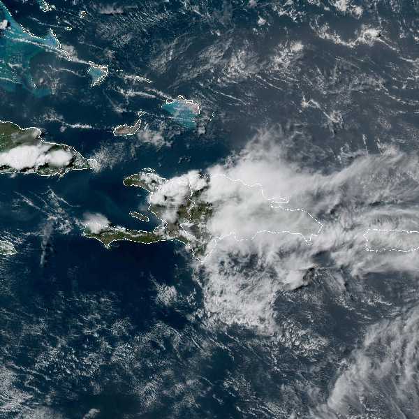 météo tropicale : Image satellite .