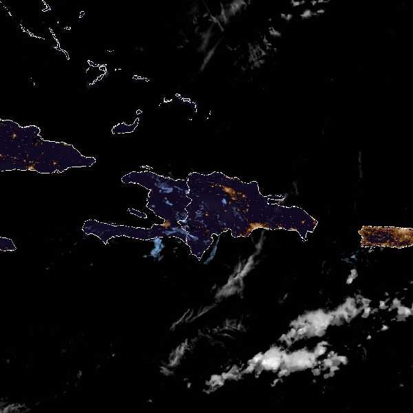 météo tropicale : Image satellite .