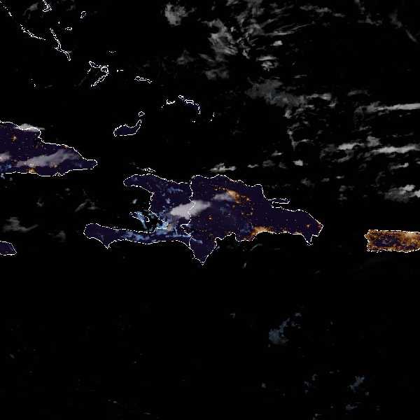 météo tropicale : Image satellite .