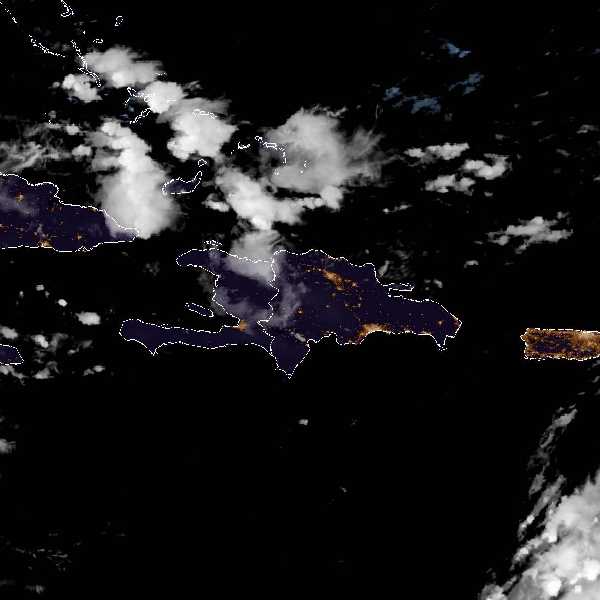 météo tropicale : Image satellite .