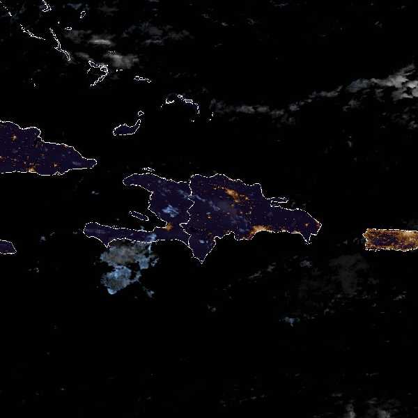 météo tropicale : Image satellite .
