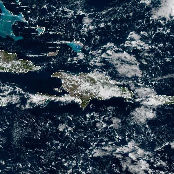 météo tropicale : Image satellite .