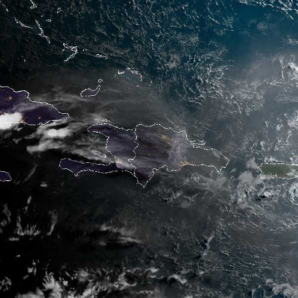 météo tropicale : Image satellite .