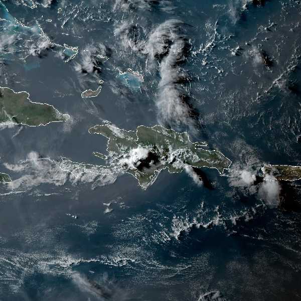météo tropicale : Image satellite .