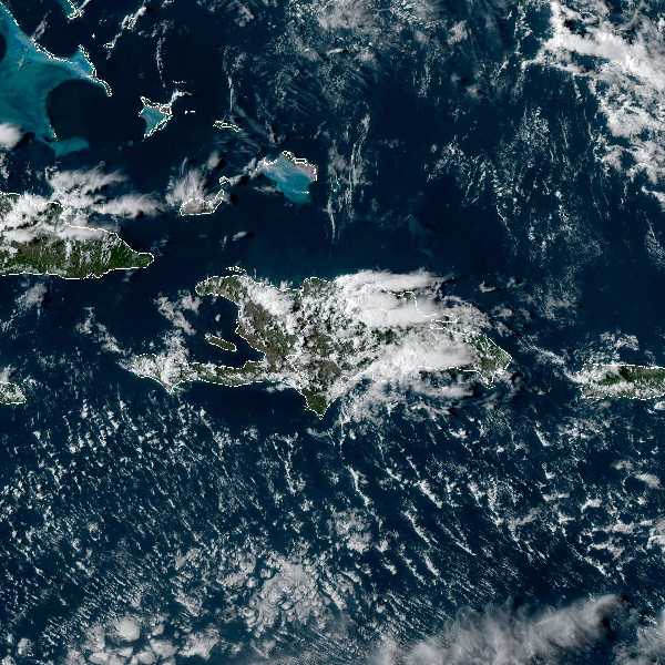 météo tropicale : Image satellite .