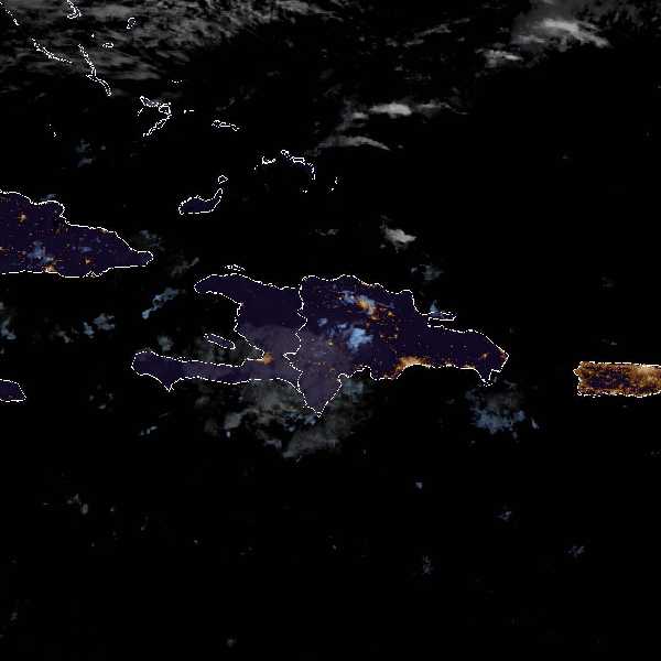 météo tropicale : Image satellite .