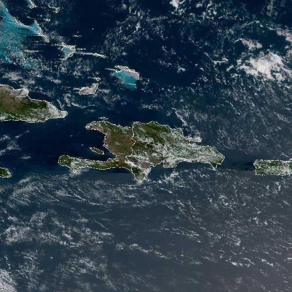 météo tropicale : Image satellite .