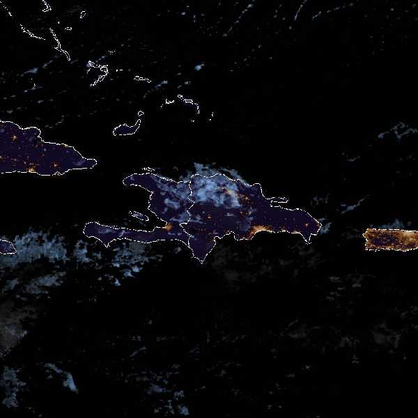 météo tropicale : Image satellite .