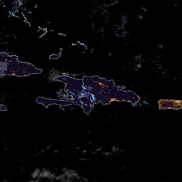 météo tropicale : Image satellite .