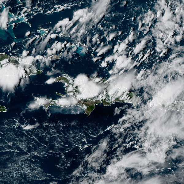 météo tropicale : Image satellite .