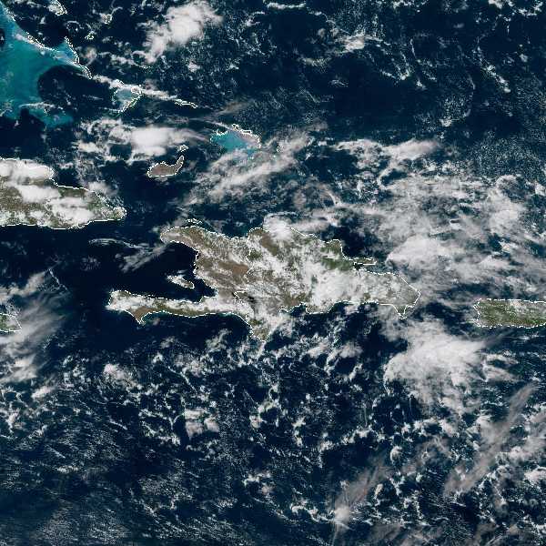 météo tropicale : Image satellite .