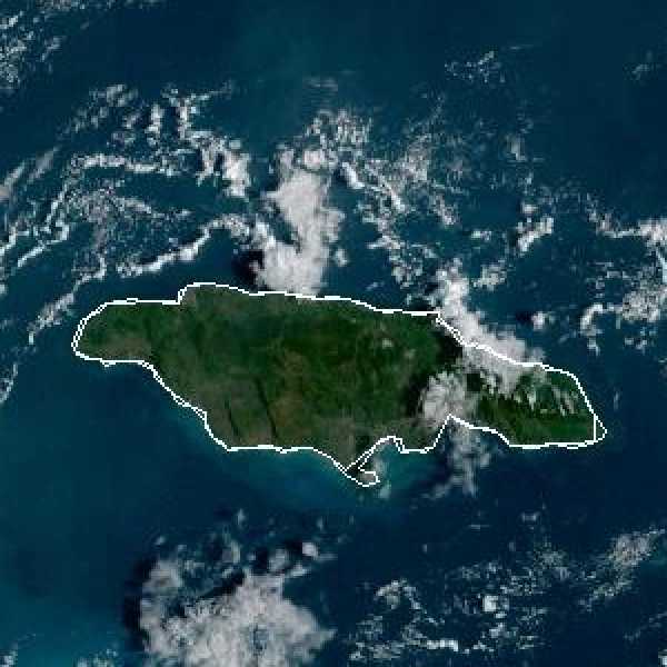 météo tropicale : Image satellite .