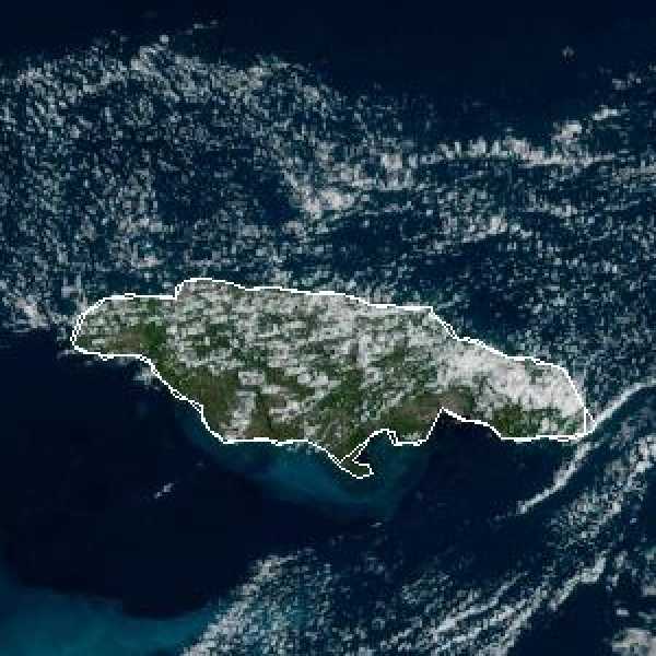 météo tropicale : Image satellite .