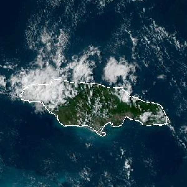 météo tropicale : Image satellite .