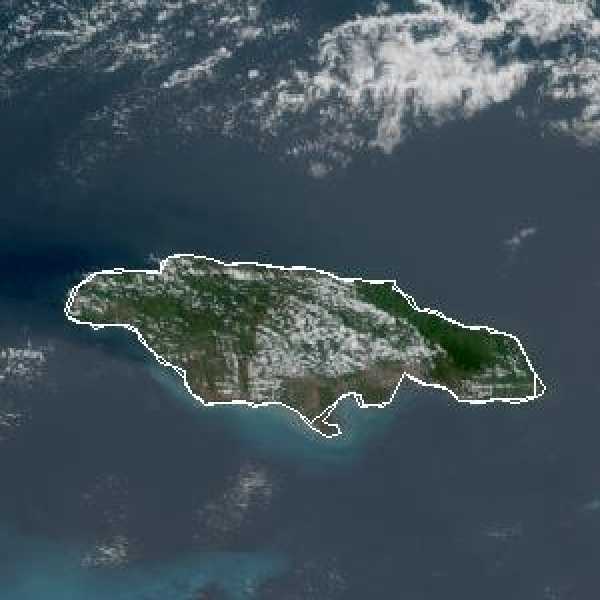météo tropicale : Image satellite .