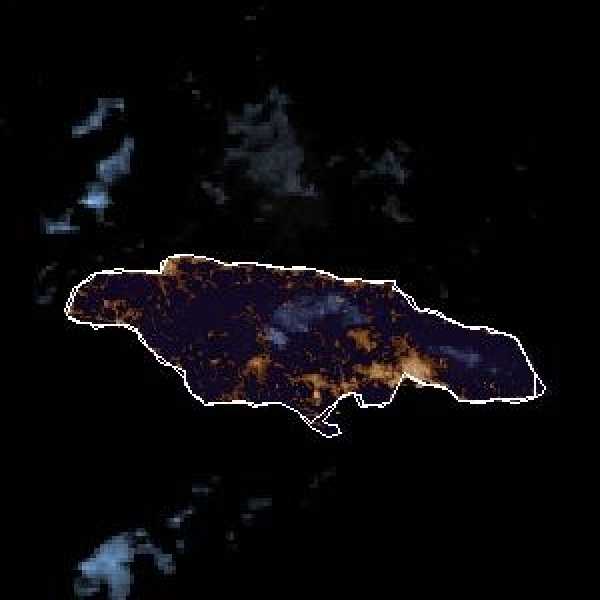 météo tropicale : Image satellite .
