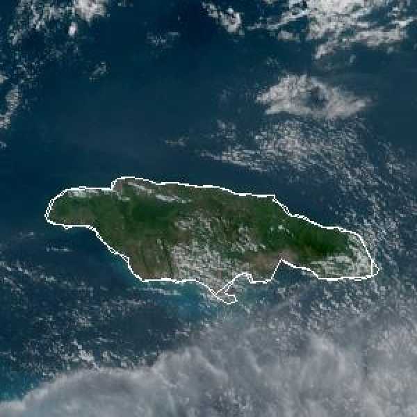 météo tropicale : Image satellite .