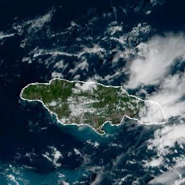 météo tropicale : Image satellite .