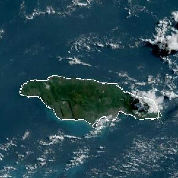 météo tropicale : Image satellite .