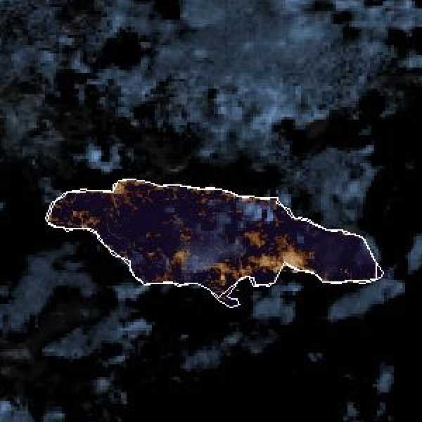 météo tropicale : Image satellite .