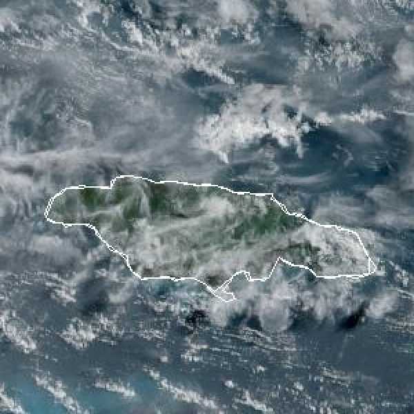 météo tropicale : Image satellite .