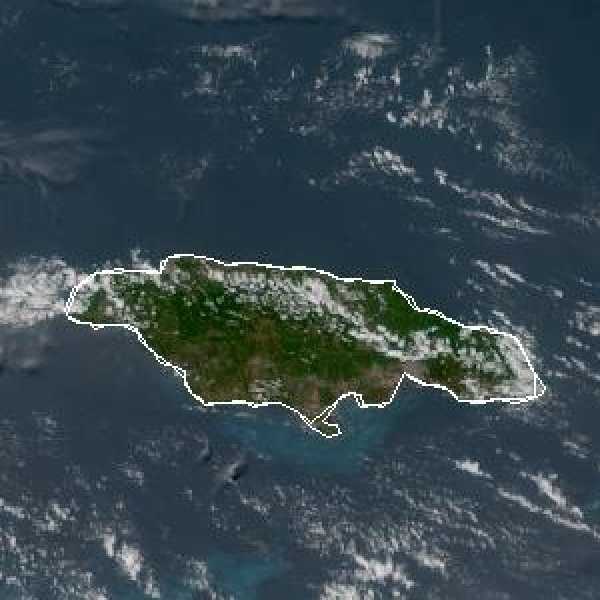 météo tropicale : Image satellite .
