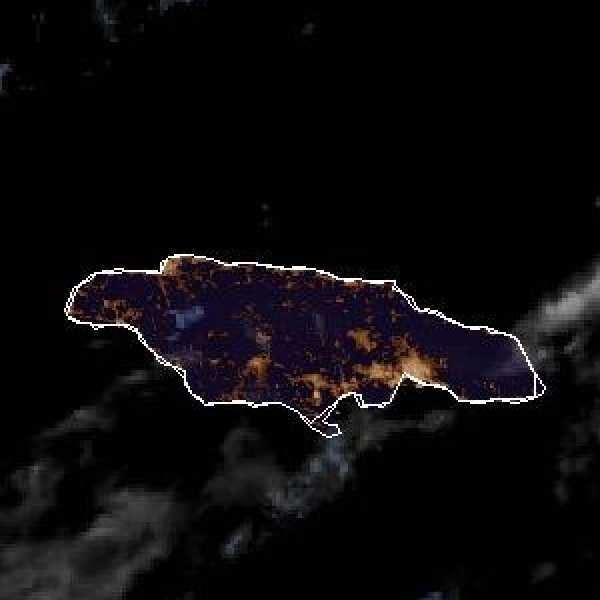 météo tropicale : Image satellite .