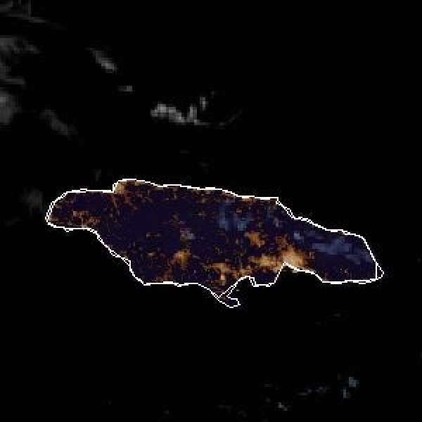 météo tropicale : Image satellite .