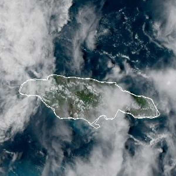 météo tropicale : Image satellite .
