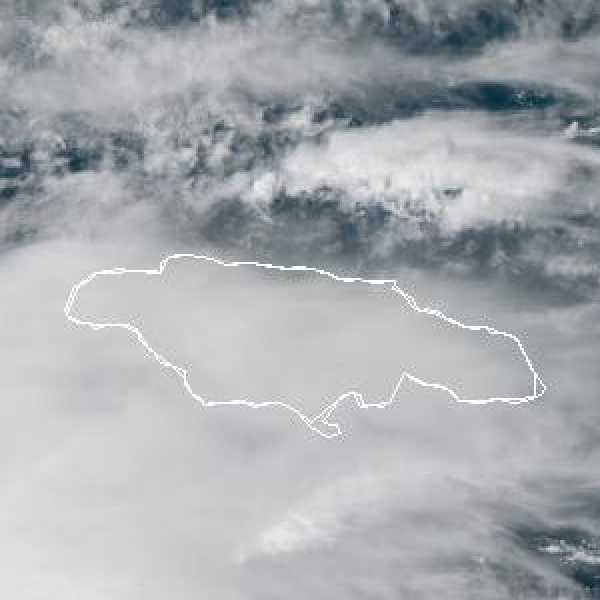 météo tropicale : Image satellite .
