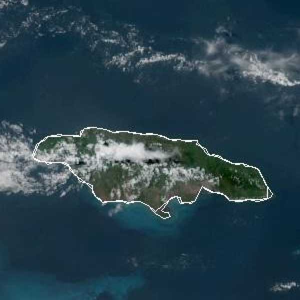 météo tropicale : Image satellite .
