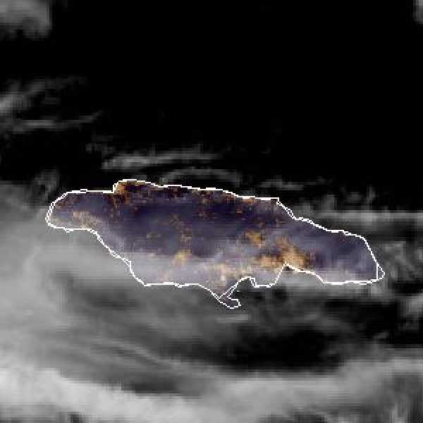 météo tropicale : Image satellite .