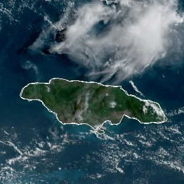météo tropicale : Image satellite .
