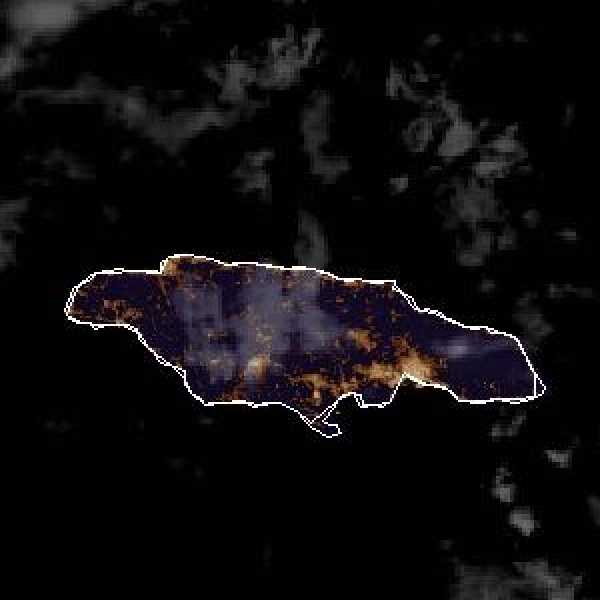 météo tropicale : Image satellite .